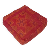 Handmade Berber pouf in wool 60 X 60 X 20 CM