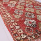 Vintage Moroccan Rug 179 x 305 cm - Berber Handmade Rug - Old Moroccan Rug