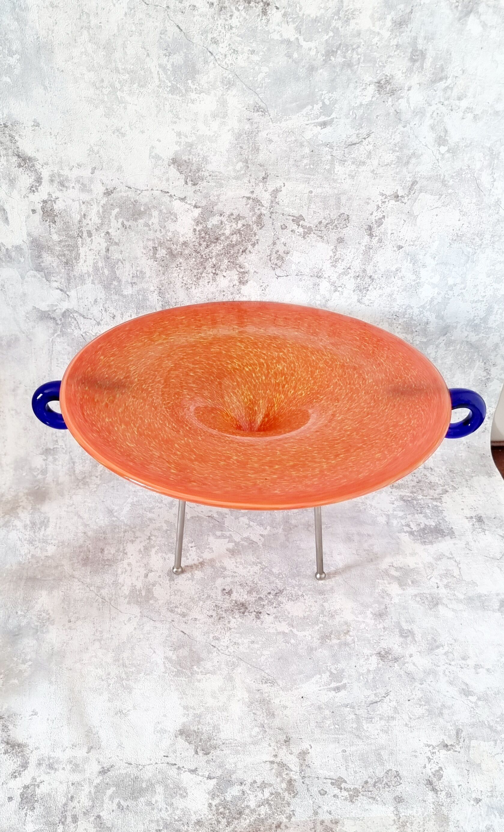 Vase ou centre de table en verre La Mediterránea
