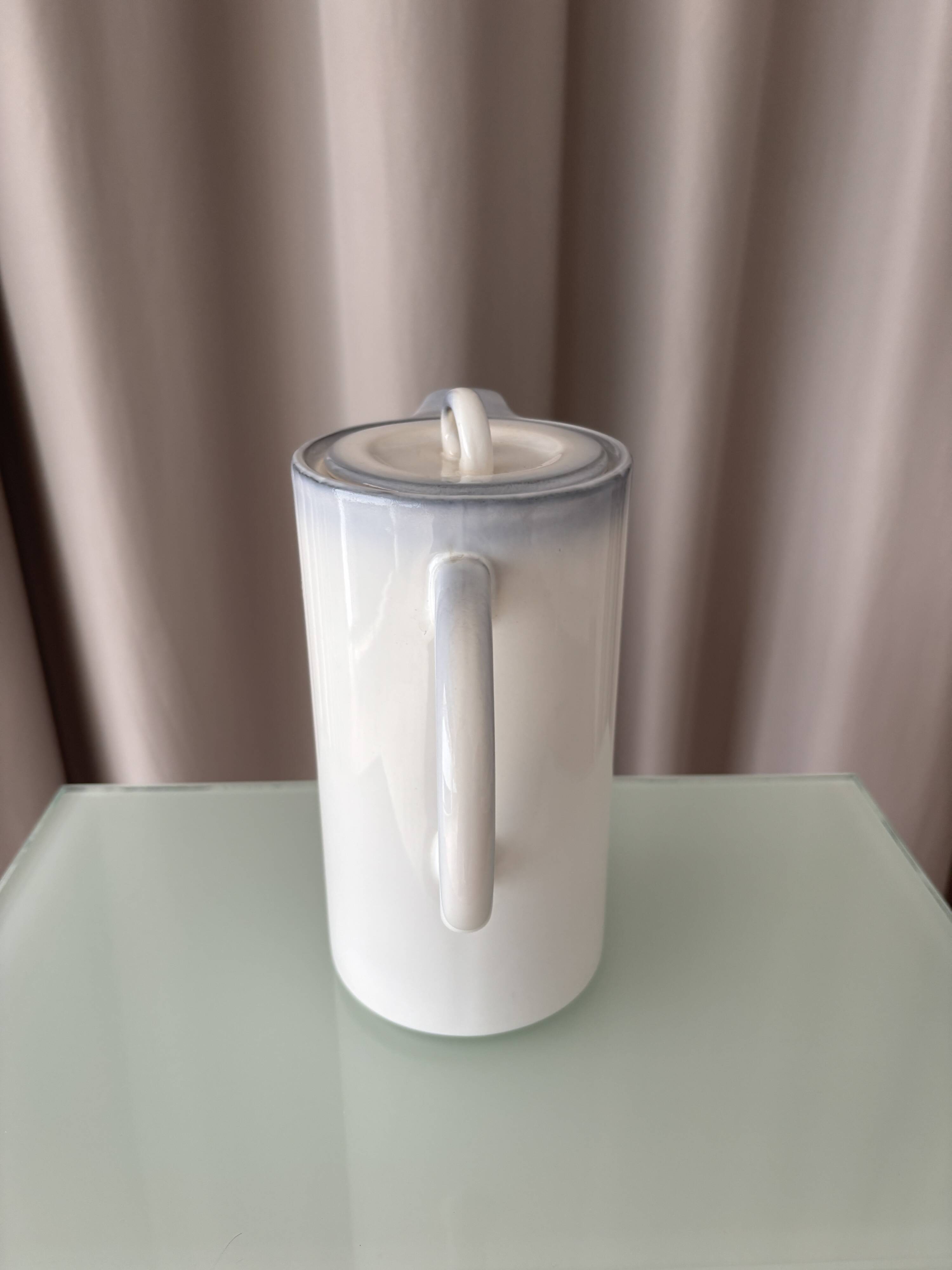 Cafetière / théière vintage Salins-les-Bains – céramique française