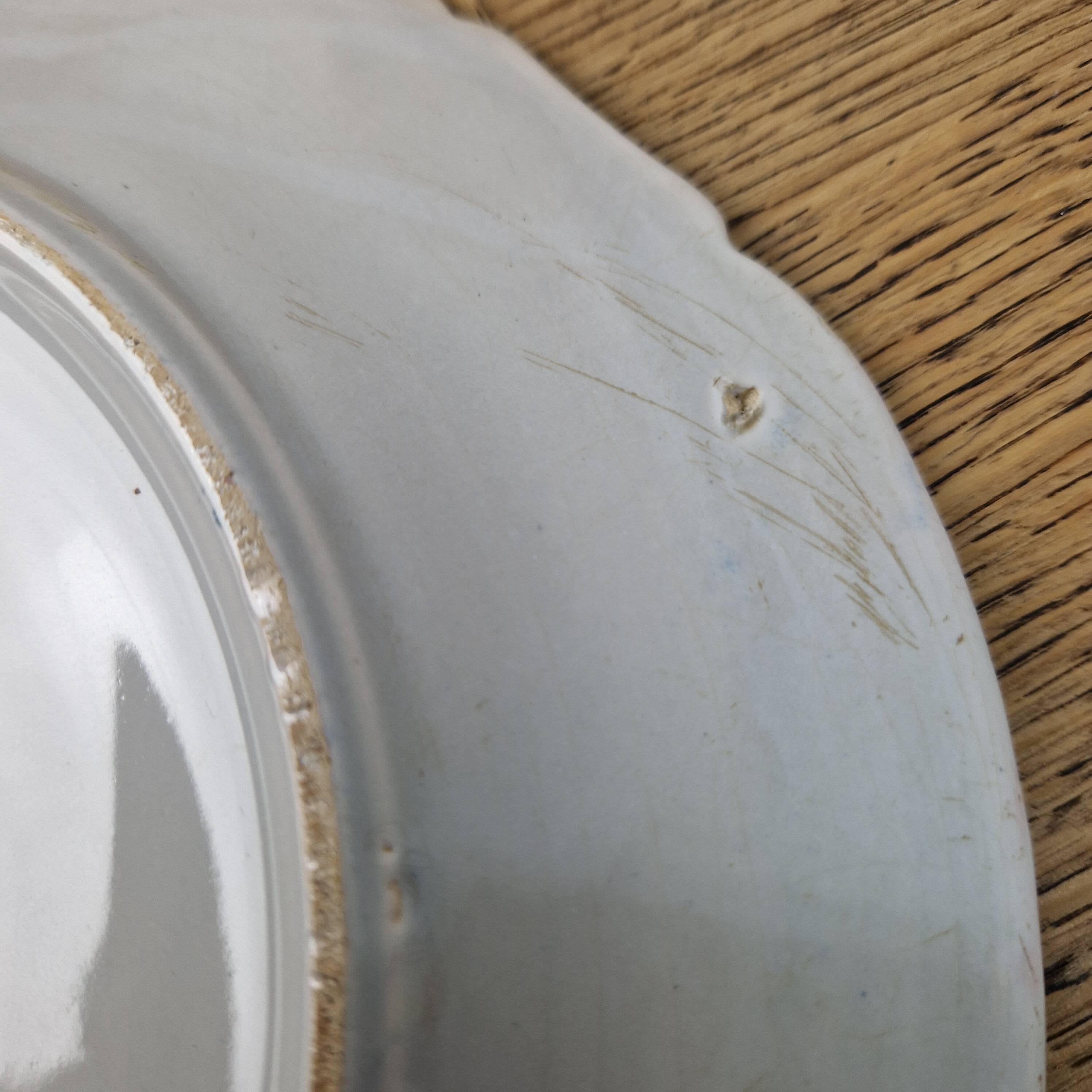 Old wall plate Character Henriot Quimper