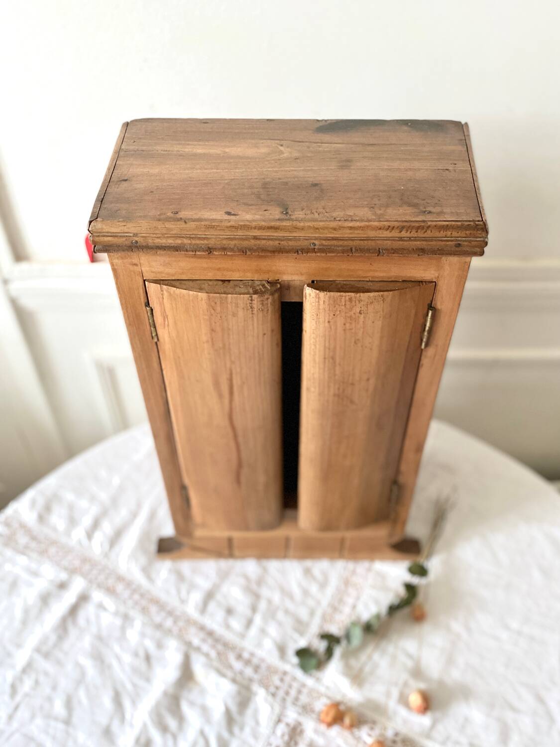 Small wooden storage unit