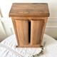 Small wooden storage unit