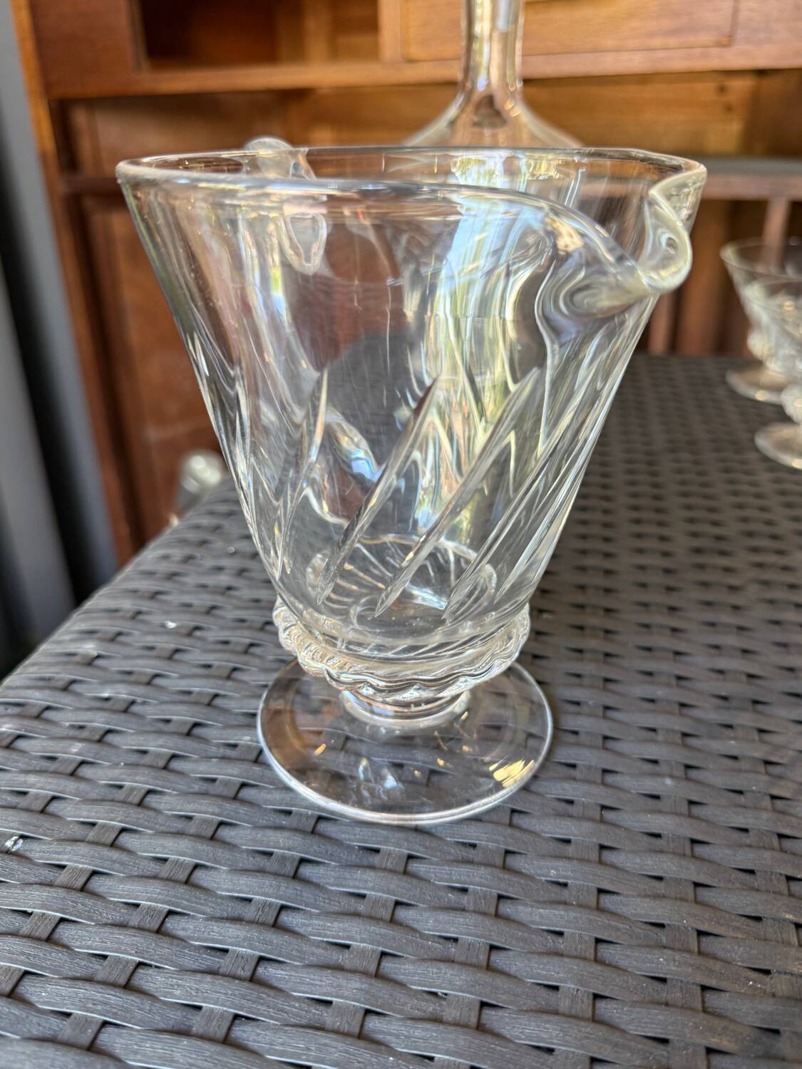 Service en cristal de saint Louis 50 pièces