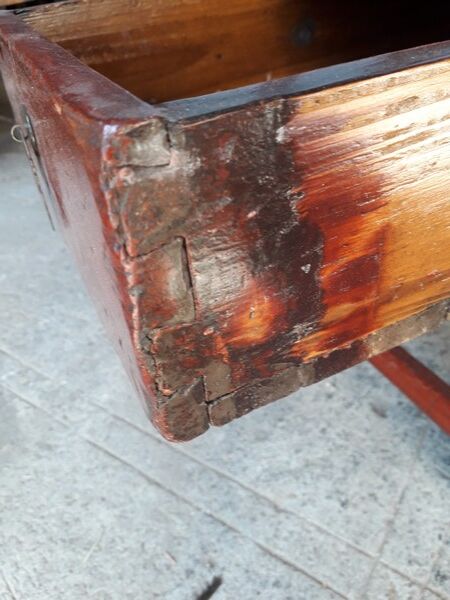 Chinese armchair / Asian solid wood 18th century