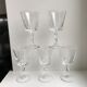 Set of 5 crystal wine glasses 50-60s