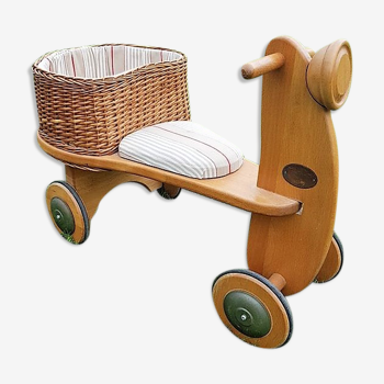 Porteur trotteur enfant en bois