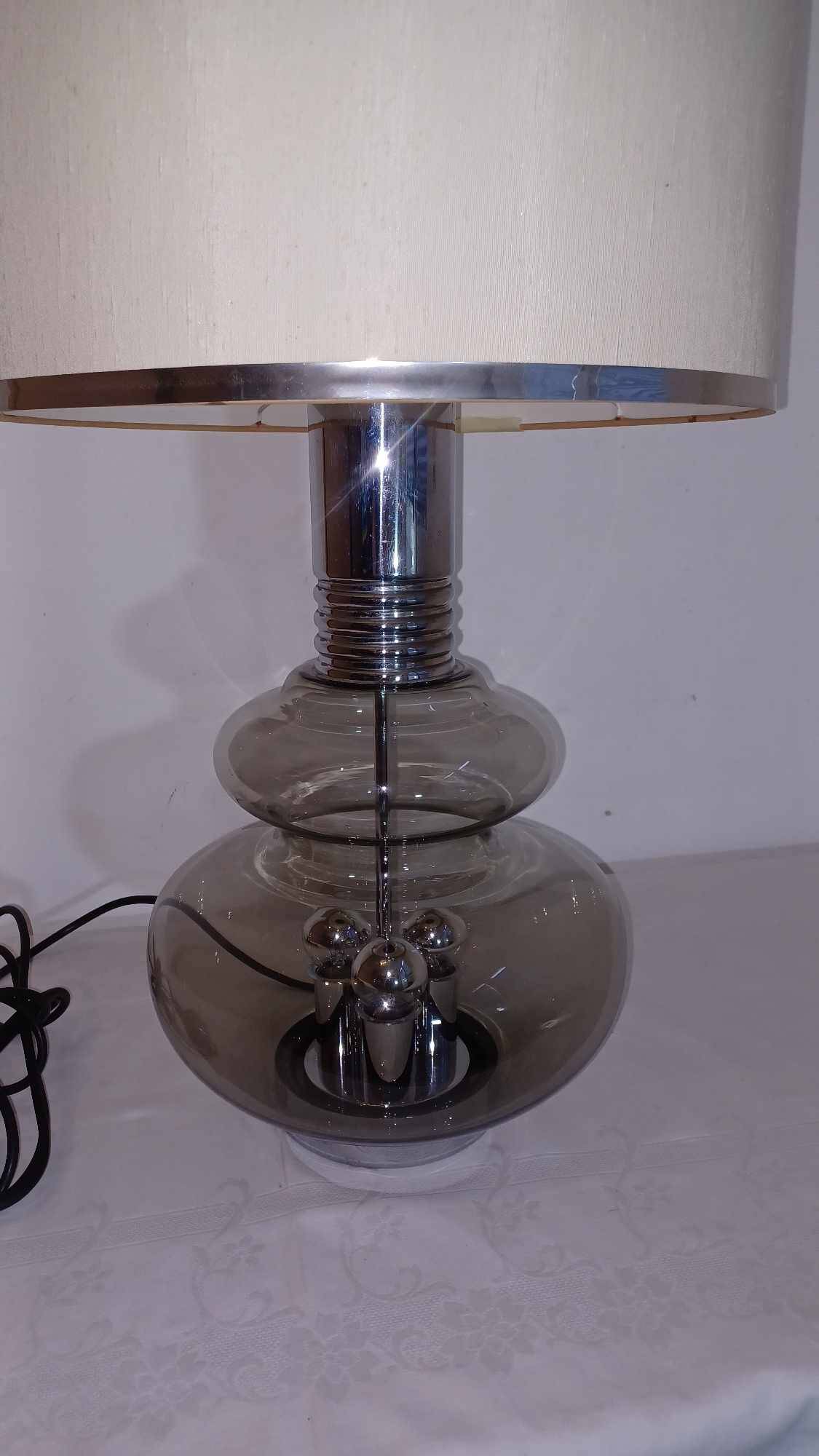 Mid-20th century table lamp by Doria Leuchten, 1970s.
