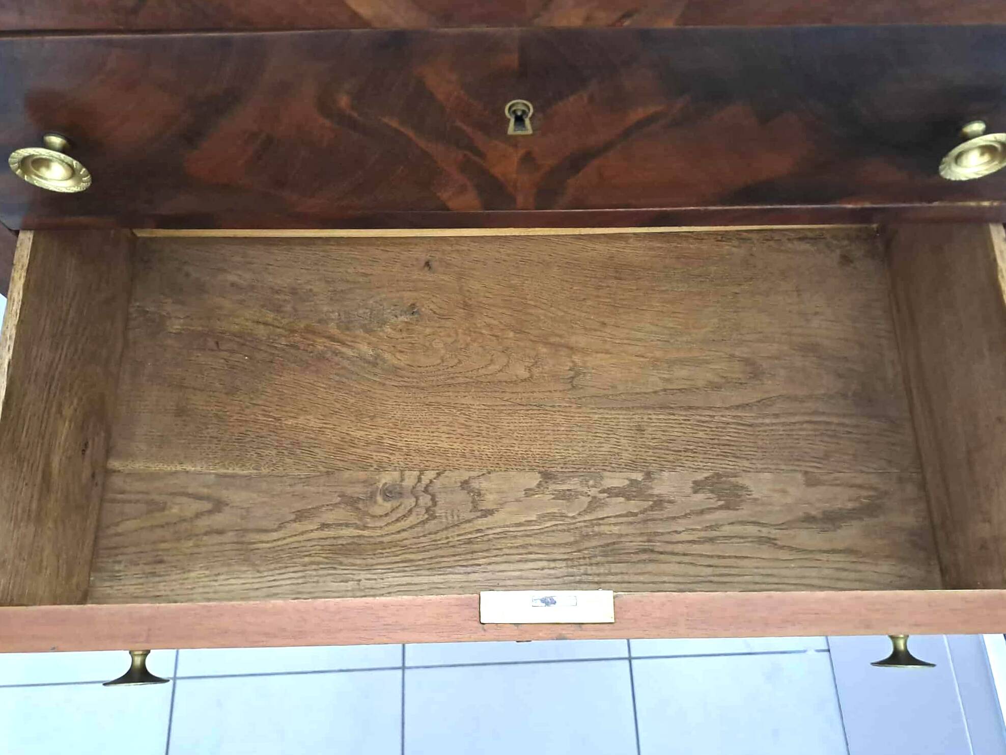 Semainier acajou Empire Restauration