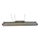 Grey Industrial Hanging Tube Light from Polam Gdansk, 1970s