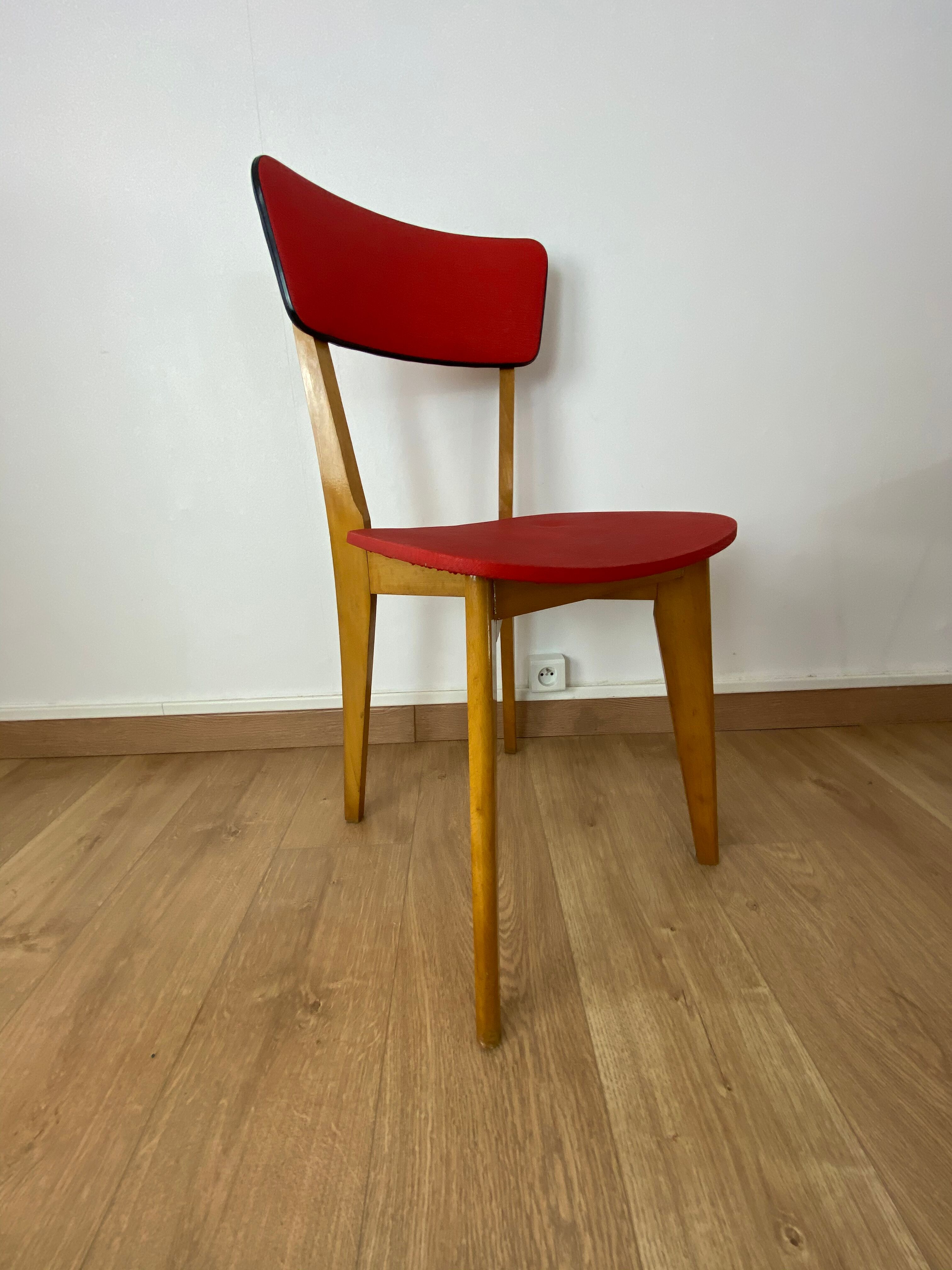 Red vintage chair