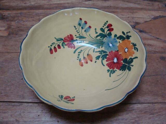 Vintage italian ceramic deep dish