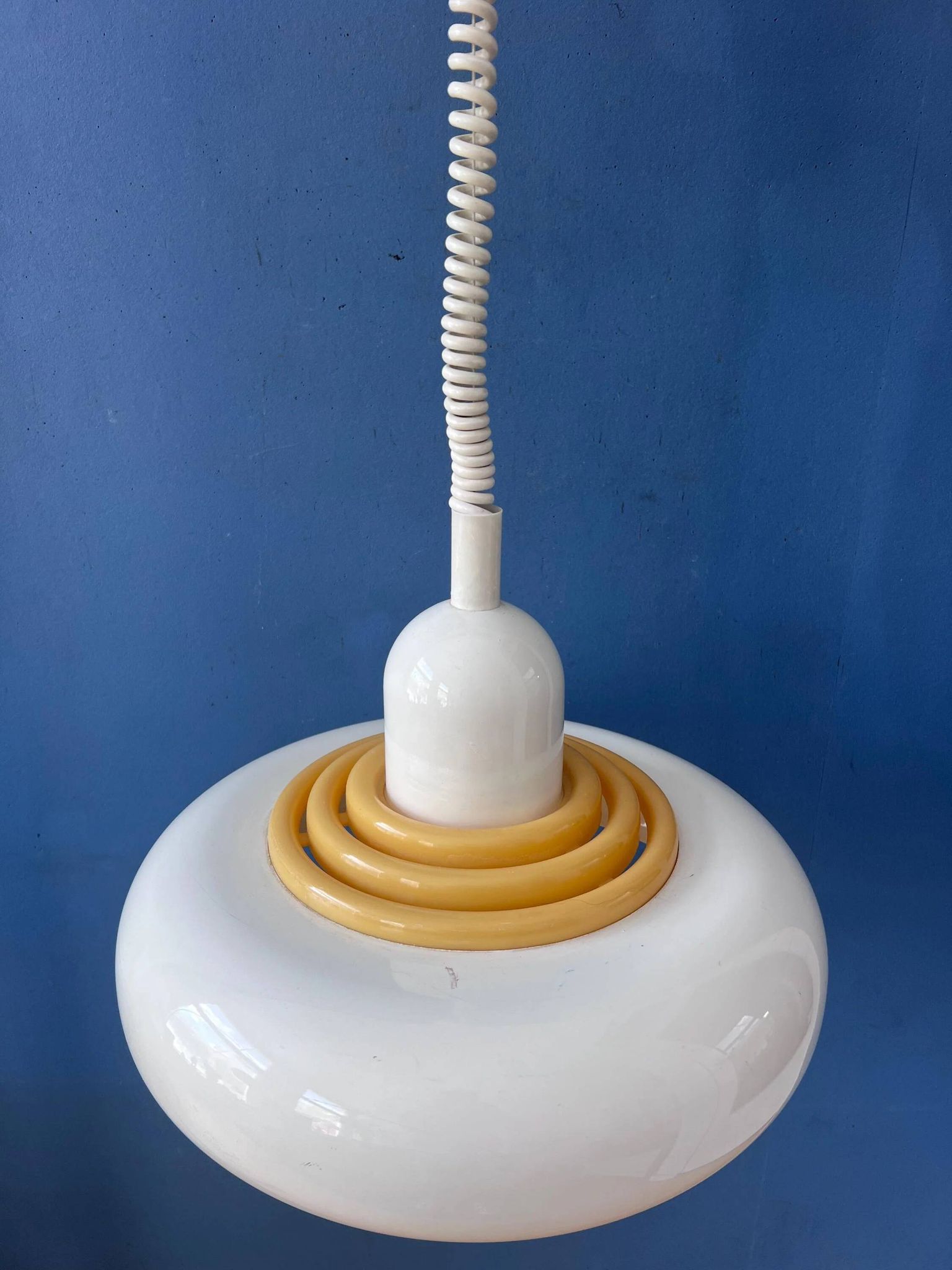 Beige Mid-Century UFO Suspension by Knud Christensen
