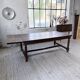 Solid oak table 1900 drapery style XL 280cm with extensions