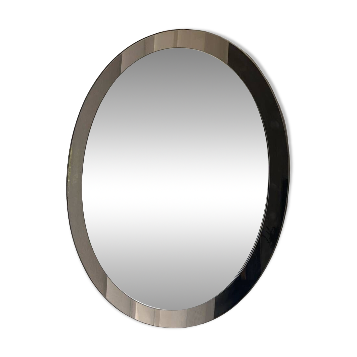 Vintage oval mirror 70's