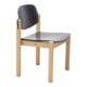 Chaise bois courbé années 70 Allemagne, noir et hêtre