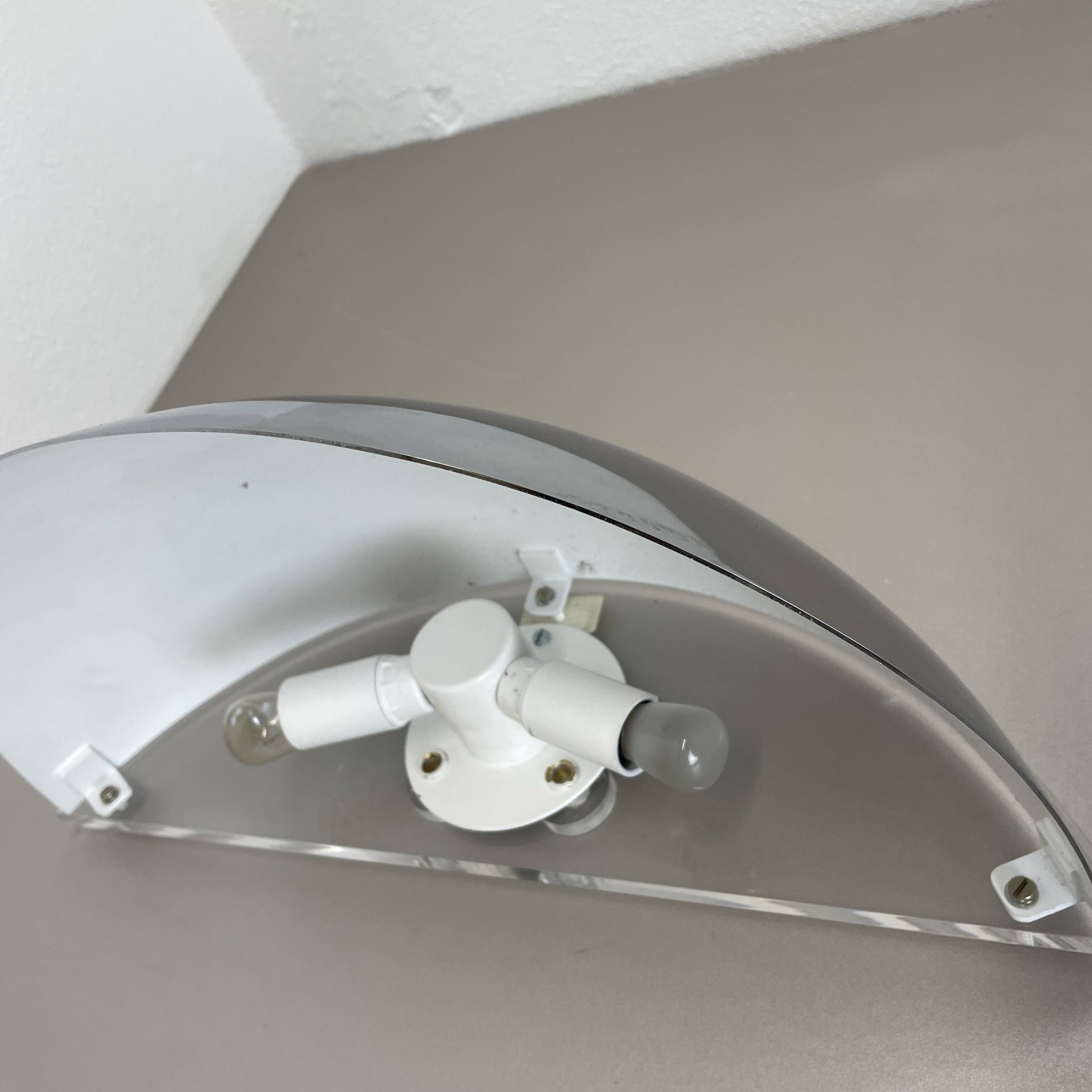 Postmodern wall light made of plexiglass in memphis style by art-line, germany, 1980s