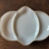 Oven Fire King ware opaline compartment dish