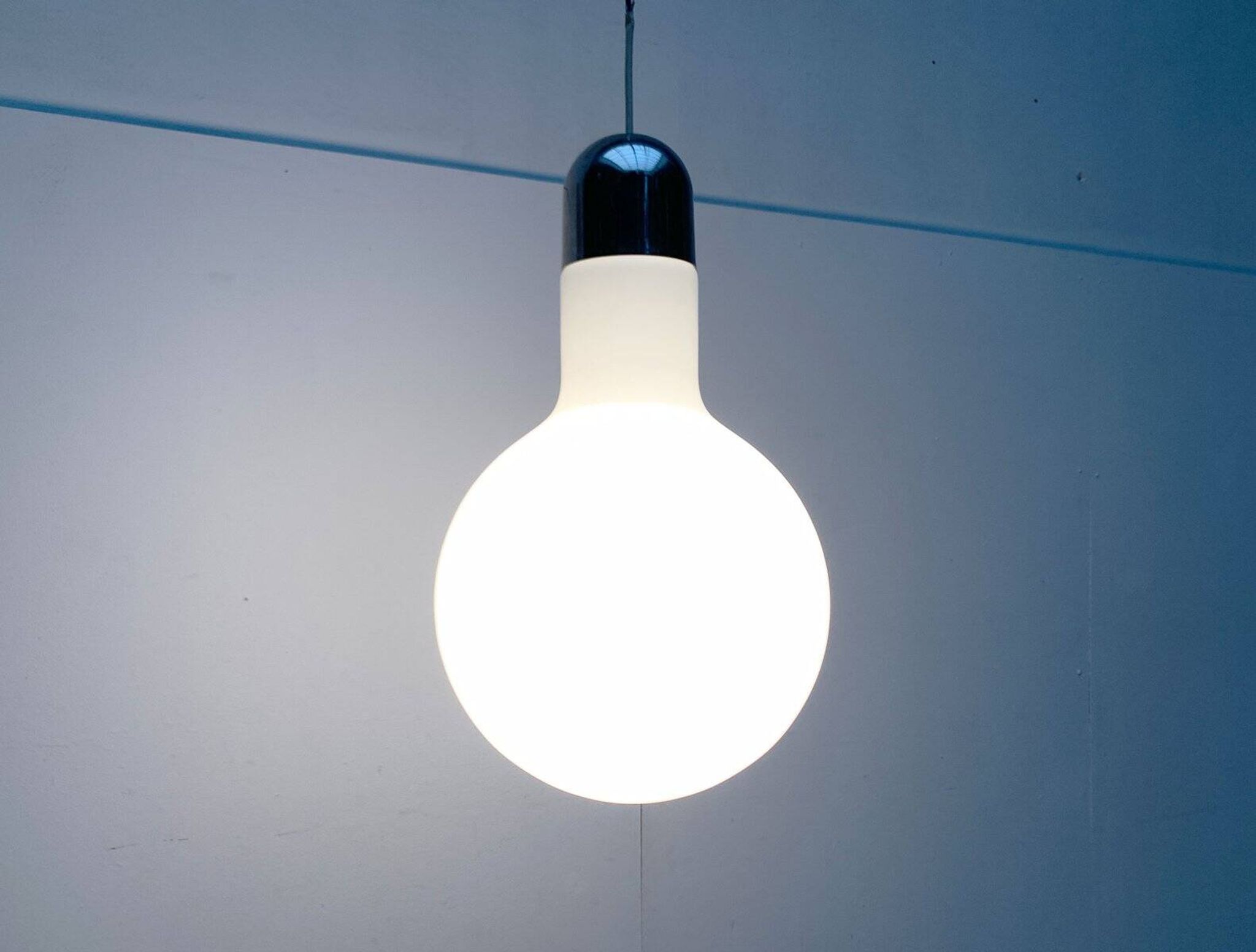 Swiss Minimalist Space Age Pendant Lamp by Temde, 1960s