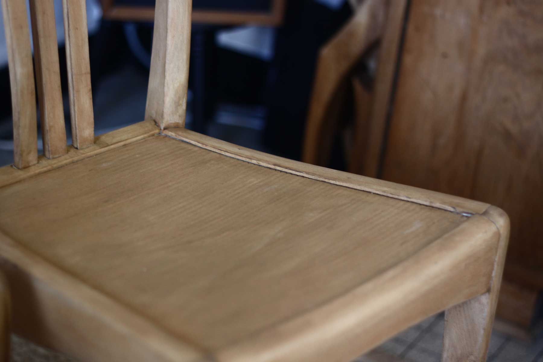 Pair of restored bistrot Stella chairs