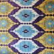 Knotted design rug wool 236 x 188 cm