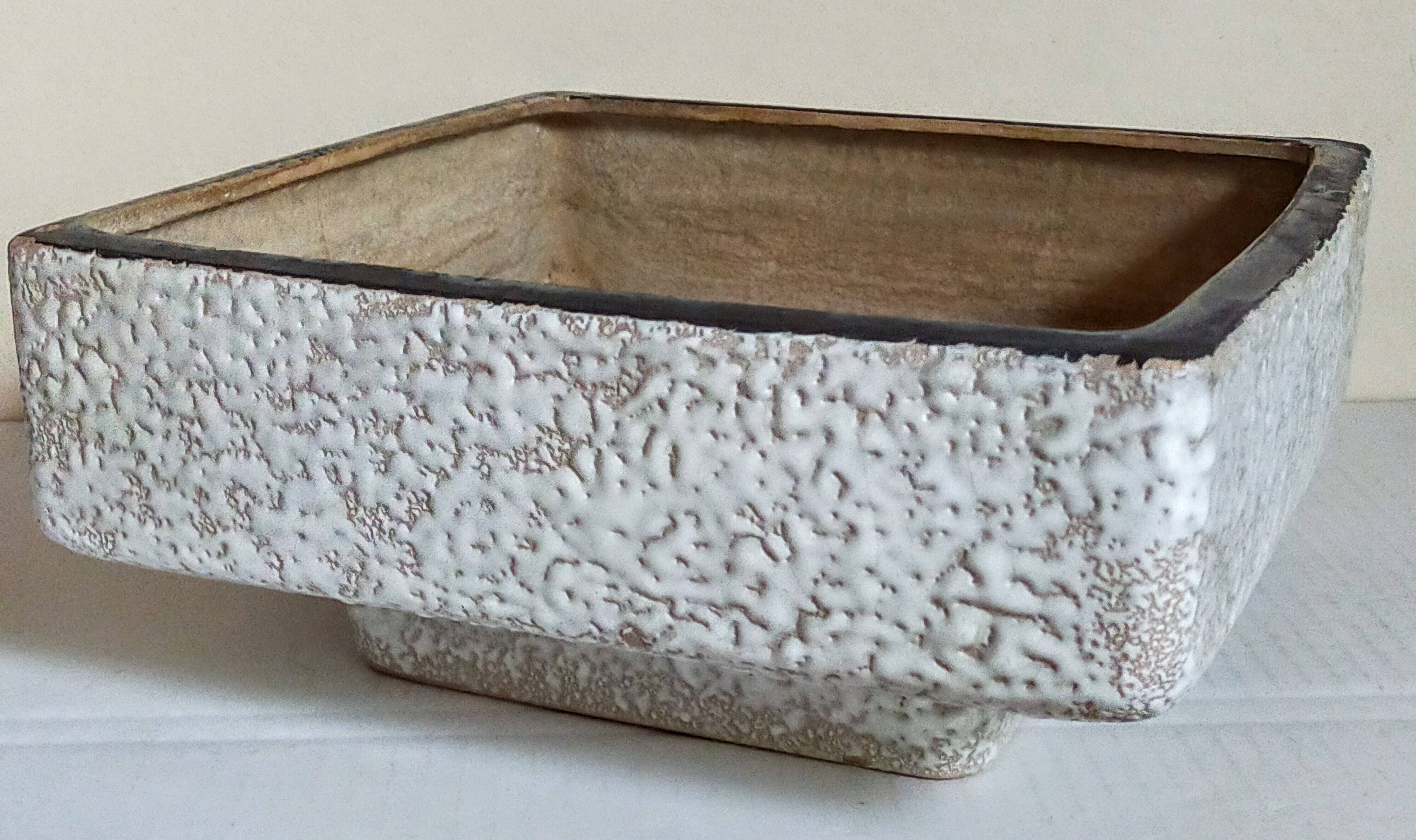 Vetter west-germany ceramic cactus or bonsai pot from the 1950s