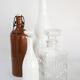 Vase haut opaline blanche