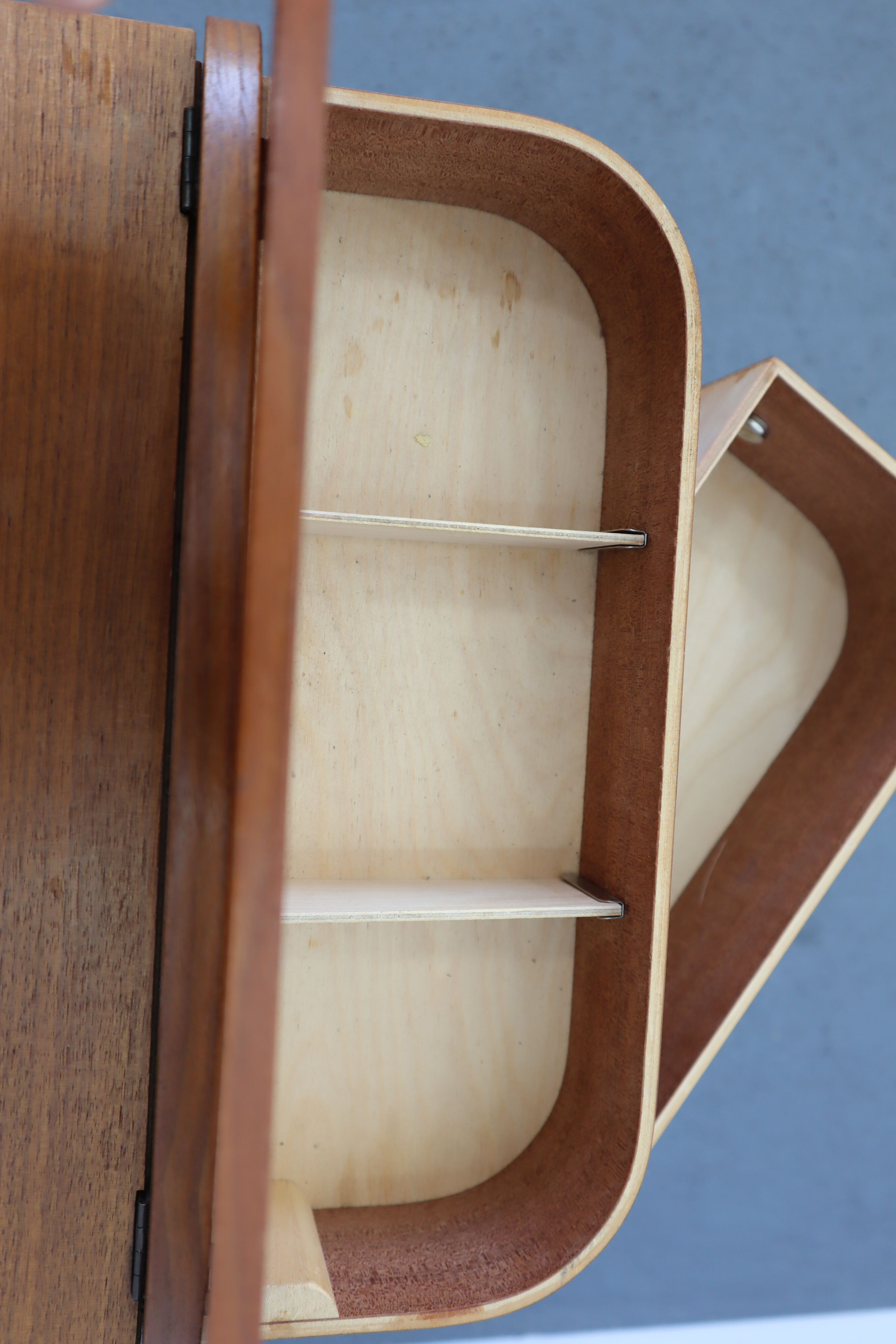 Wooden Sewing Cabinet, 1960s