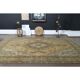 1970s Vintage Persian Handmade Wool Orange Area Rug 276x386