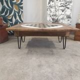 Coffee table, old games table, foldable