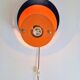 Mid-Century Metal Discus Wall Lamp attributed to Herda, 1960s