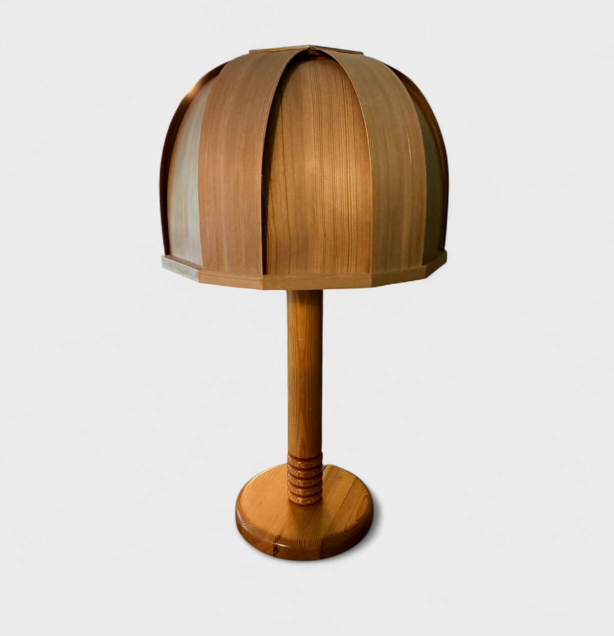 Vintage table lamp – GB Solbakens Svarveri – Circa 1970