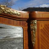 Old three-door wardrobe