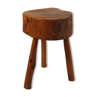 Tabouret  de berger tripode ancien