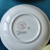 Colorful Trianon Céranord coffee service France