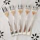 Cake or dessert forks, Christofle, America, silver-plated metal