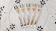 Cake or dessert forks, Christofle, America, silver-plated metal