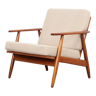 Beech armchair, Danish design, 1970s, production: Denmark