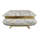 Ashtray, blue-grey marble box from the 1960s, vintage Italy.