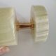 Briquet de table piezo onyx et métal doré, kogen 1970-1980