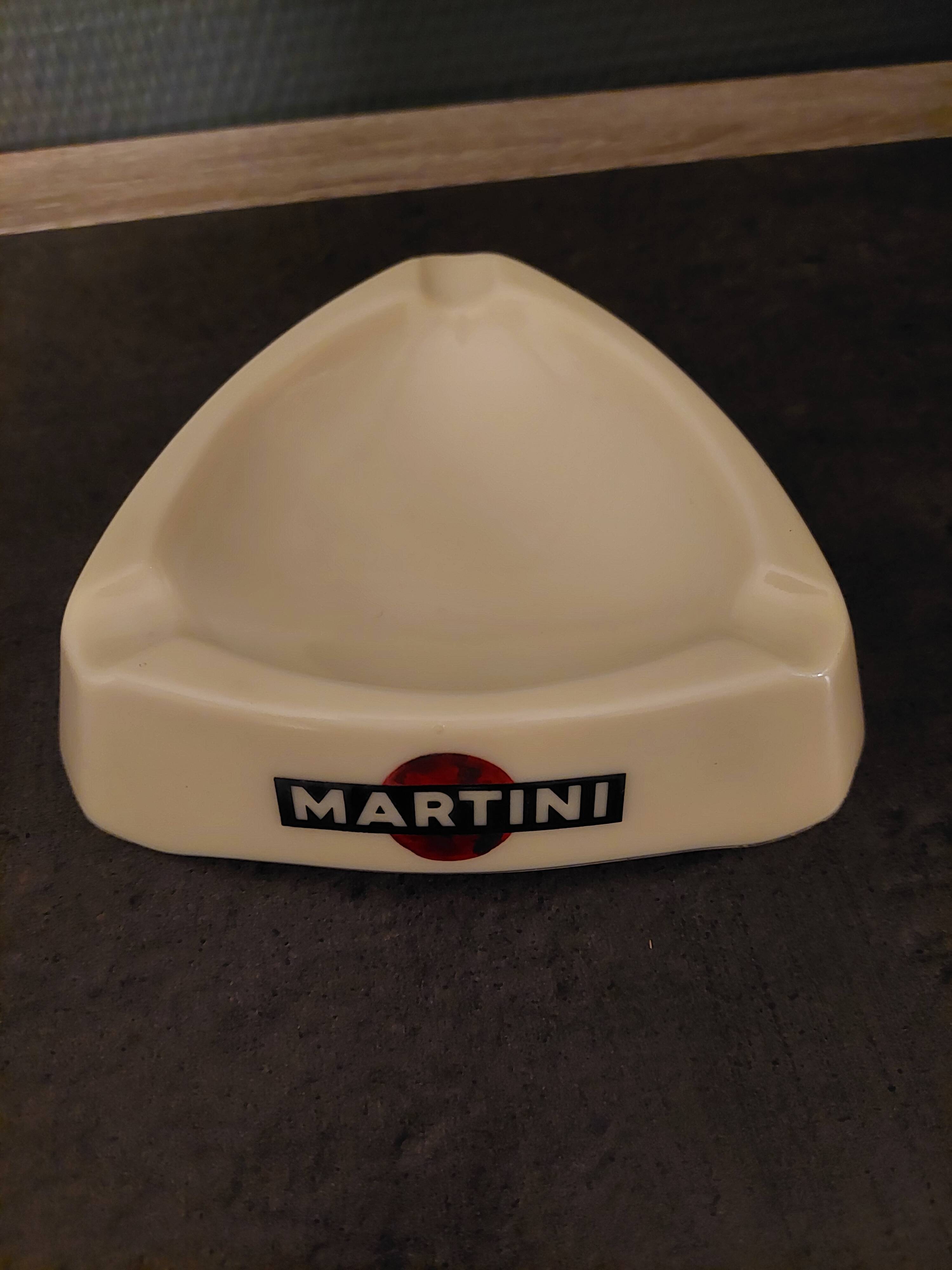 Vintage Martini advertising ashtray