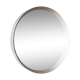 Scandinavian white round modern mirror - 60cm