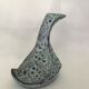 Zoomorphic duck or goose vase signed "Bruno Sarlat"
