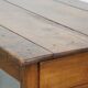 Table de ferme en chêne 2 tiroirs, début du 19e siècle