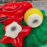 Vallauris condiment set salt pepper mustard