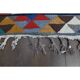 Turkish Vintage Oushak Runner Handwoven Wool Colorful Runner Rug 97x302