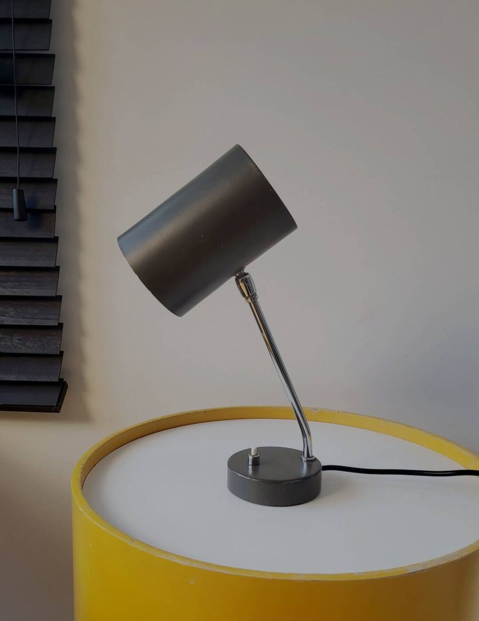 Vintage bureaulamp mid century, bauhaus stijl, jaren 1970