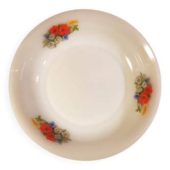 Plat creux Arcopal Fleurs Champêtres