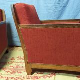 set of 2 Art Deco armchairs "NIAGARA" 1926 by Maurice Dufrène