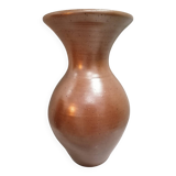Large iridescent stoneware vase
